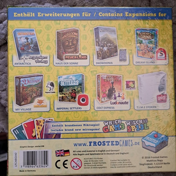 NIB-Brettspiel Easter Basket 2016 Osternest Mini Expansion Goodie Board Game - Picture 2 of 6